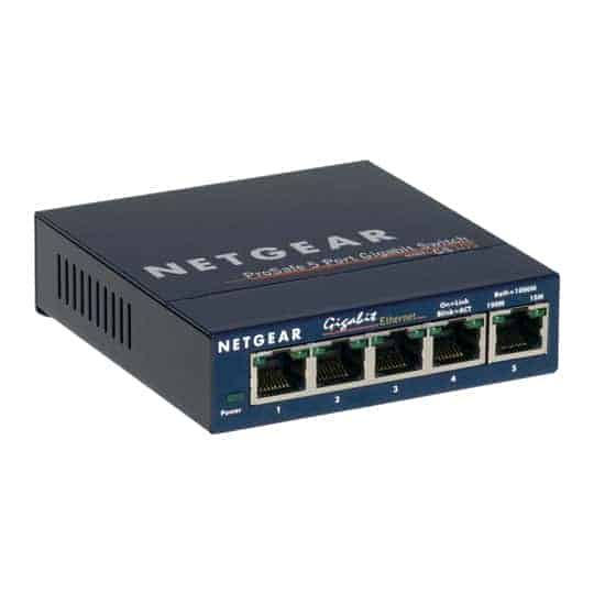 NETGEAR GS105UK 5-Port Gigabit ProSafe Compact Switch